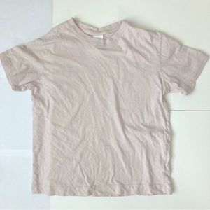 H&M basics XS pink cotton tee shirt